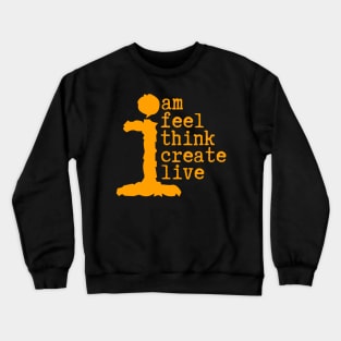 Human Am I Life Instructions Crewneck Sweatshirt